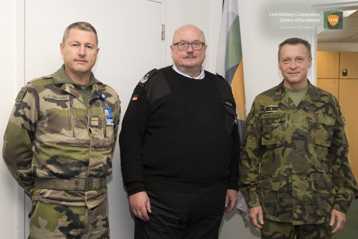 Brigadier General Pavel Adam visited the CCOE