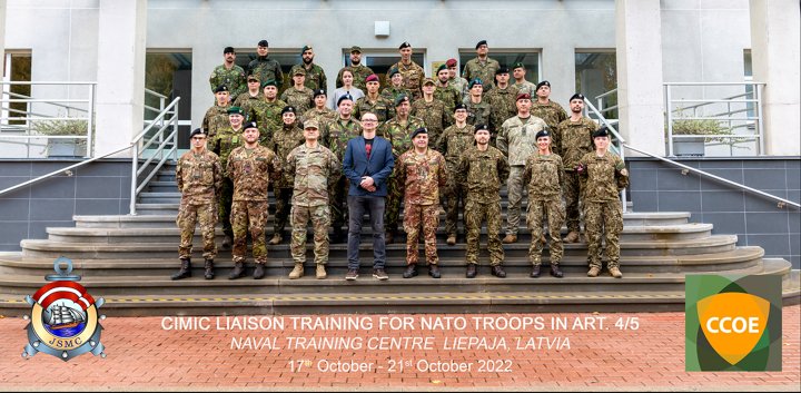 NATO Tailored CIMIC Liaison Course for NATO Troops in ART 4 / 5 in Liepaja / Latvia