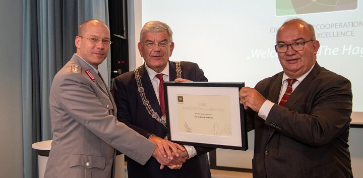 Individual CIMIC Award of Excellence 2022 presented to Professor Dr Klaus Beckmann