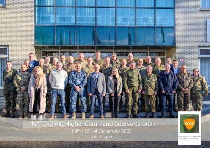 The second NATO CIMIC HIGHER COMMAND Course of 2023 has started