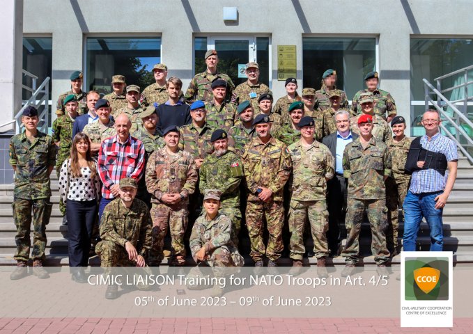 A successful conclusion of the of NATO Tailored CIMIC Liaison Course in Liepaja!