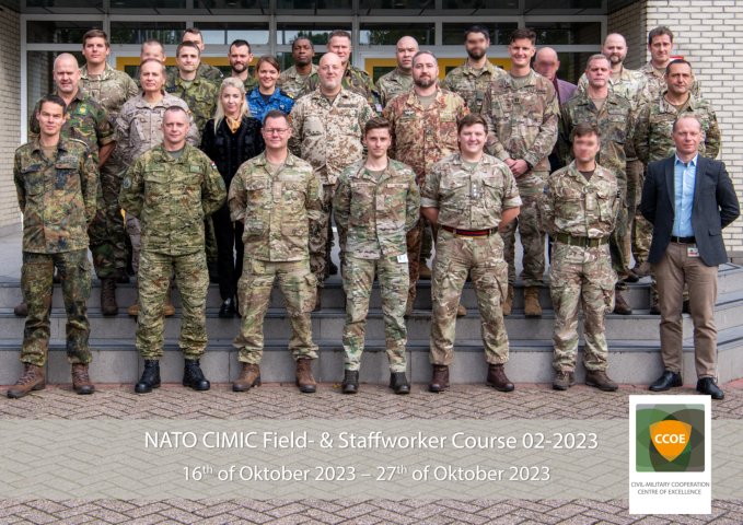 NATO CIMIC Field- and Staffworker Course 02-2023