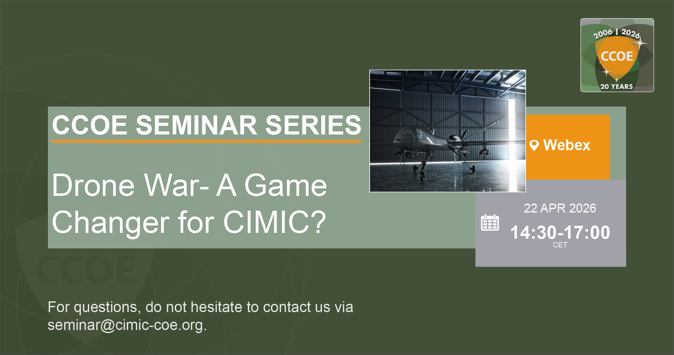 A Drone War - A Game Changer for Civil-Military Cooperation? (22 Apr 2026)