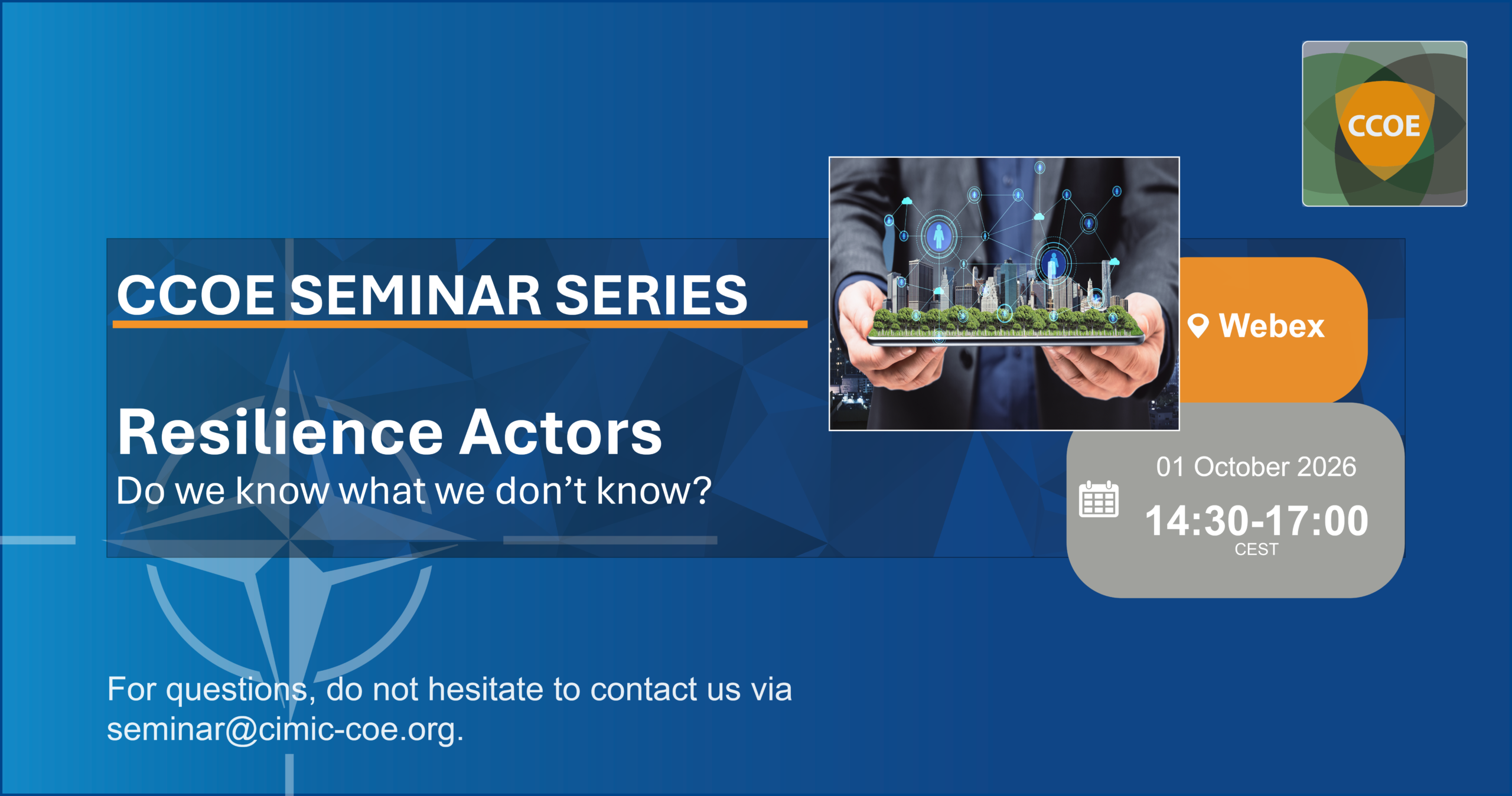 Resilience Actors – Do we know what we don’t know? (01 Oct 2026)